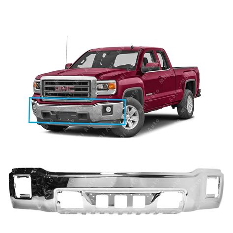 Auto Parts & Accessories NEW Chrome Steel Front Bumper Face Bar for ...