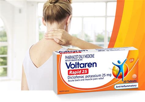 Voltaren Tablets 25 for Pain & Inflammation | Voltaren NZ