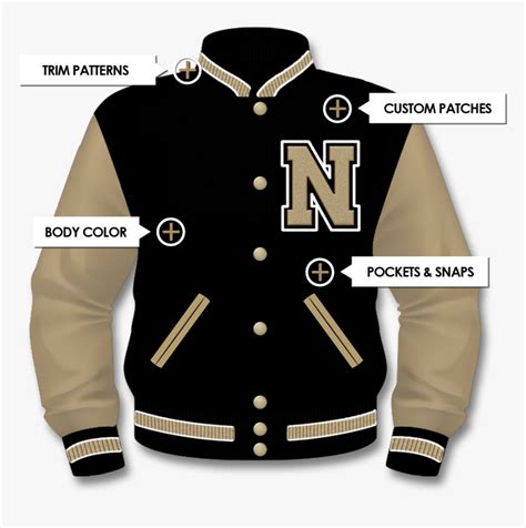 Design Custom Jackets Letterman Baseball Varsity Jacket - High School ...