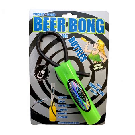 Bottle Beer Bong - Pocket Sized! NEW - Bright GREEN Color! | Head Rush Products