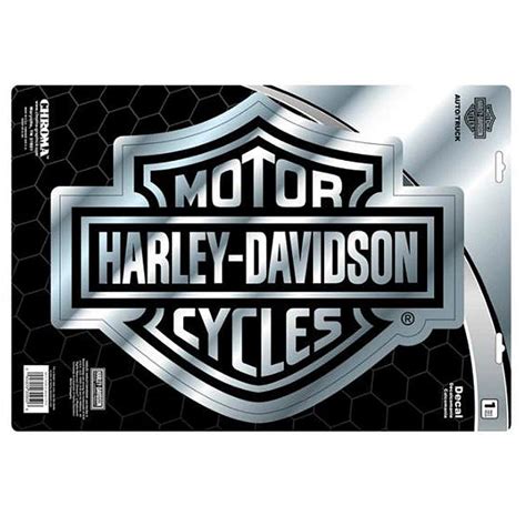 Harley-Davidson® Bar & Shield® Decal | Black and Chrome | Large – House ...