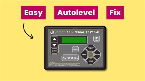 How to Calibrate Lippert 3.0 Leveling System (With a Mobile RV Technician) - YouTube