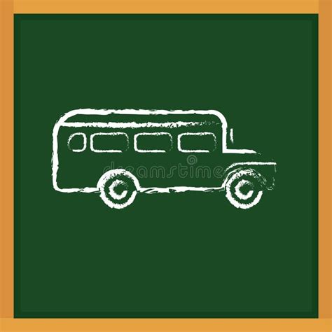 Sketching School Bus Blackboard Stock Illustrations – 13 Sketching School Bus Blackboard Stock ...