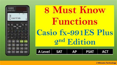 Top 8 must know calculator tricks of Casio fx-991ES Plus [2020] - YouTube