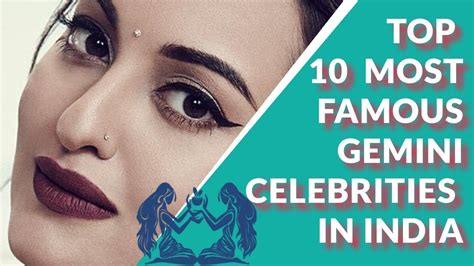 TOP 10 MOST FAMOUS GEMINI CELEBRITIES IN INDIA - YouTube