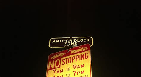 To Park or Not to Park — What the heck does ANTI-GRIDLOCK ZONE mean??