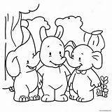 Babar And Friends Coloring Page 70185 55556 sketch template