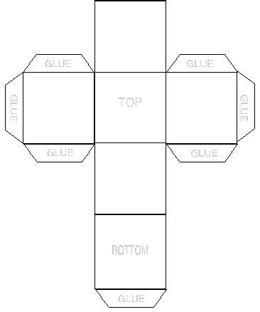 simple box template | Paper box template, Box template printable, Paper ...