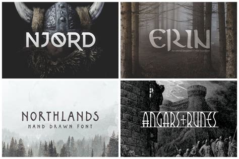 23 Viking Fonts To Add a Traditional Scandinavian Touch To Your Projects | HipFonts in 2022 ...