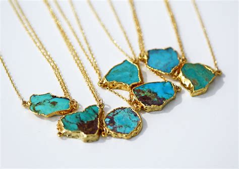 RAW turquoise necklace – Kei Jewelry