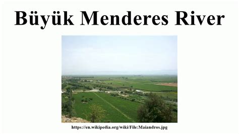 Büyük Menderes River - YouTube