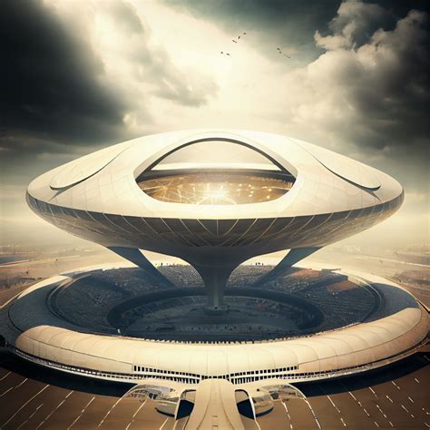 AI explorations envision futuristic soccer stadiums in london