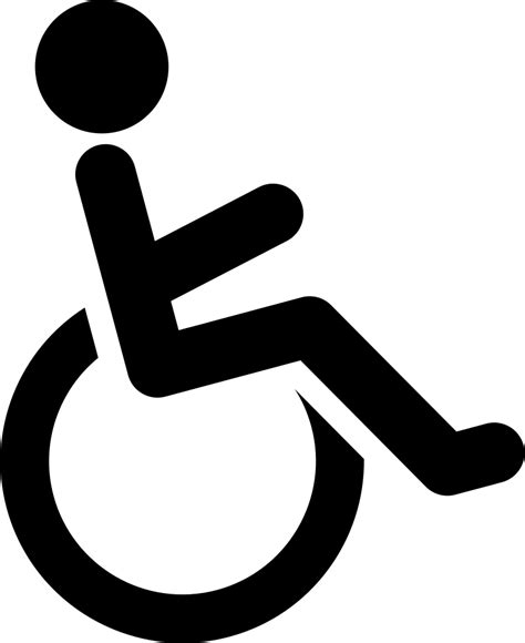 Disabled handicap symbol PNG