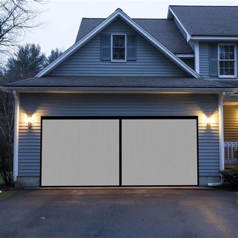 Magnetic Garage Door Screen Car Garage 13 x 6.5FT, Fiberglass Mesh ...