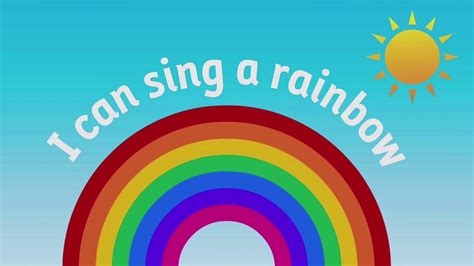 I can sing a rainbow - Signalong - sign language - The Little Signing ...