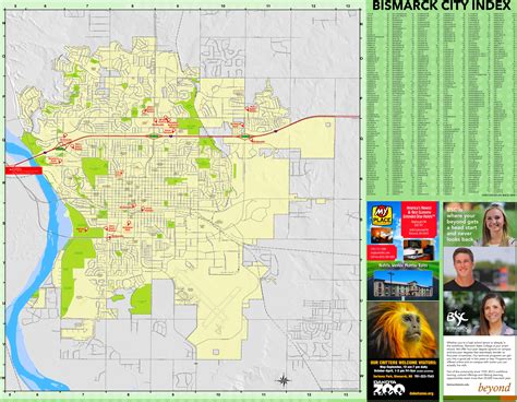 Bismarck street map