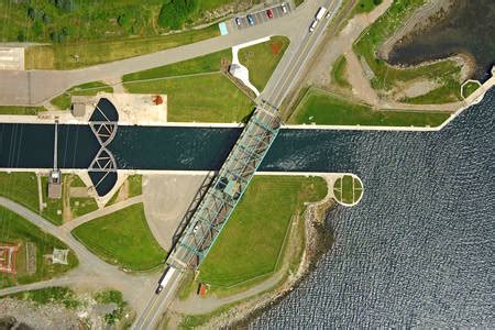 Canso Causeway Swing Bridge in Port Hastings, NS, Canada - bridge ...