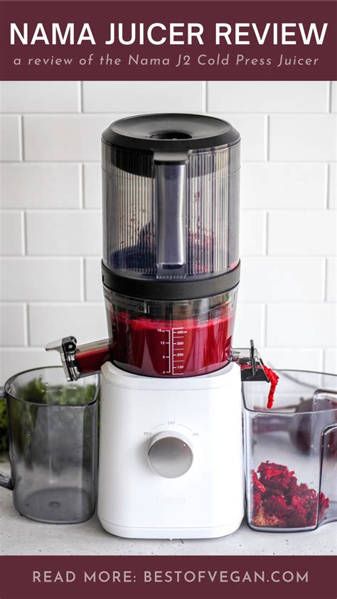 Nama J2 Cold Press Juicer Review - Best of Vegan