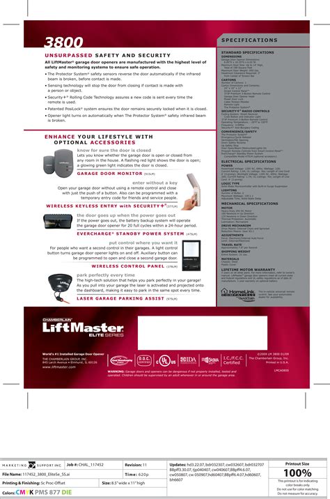 Liftmaster Garage Door Opener 3800 Users Manual 3800_EliteSe_SS