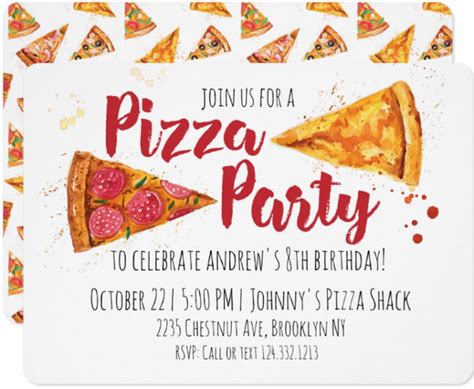 6+ Pizza Party Invitation Designs & Templates - PSD, AI