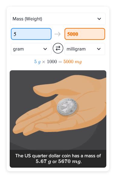 Flexi answers - How many milligrams are in 5 grams? | CK-12 Foundation