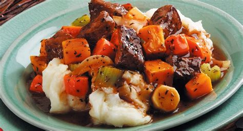 Hearty Beef Stew with Roasted Winter Vegetables Recipe