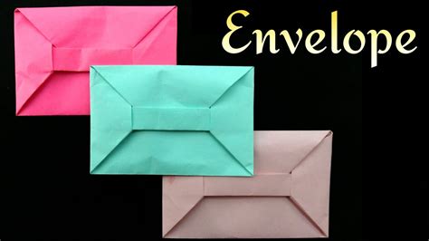 Envelope from A4 sheet (No Glue or Tape) - DIY Origami Tutorial by Paper Folds ️ - YouTube