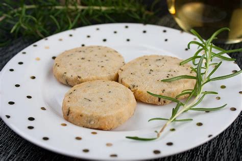 Savory Parmesan Rosemary Shortbread - Don't Sweat The Recipe