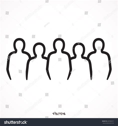 5 people silhouette Stock Vectors, Images & Vector Art | Shutterstock