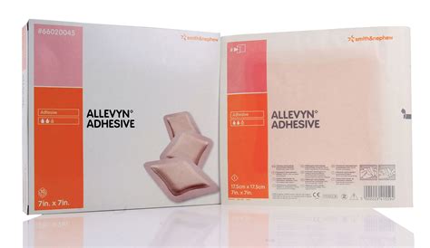 Allevyn Adhesive Foam Dressing 7" x 7" - Box of 10 - REF:66020045 ...