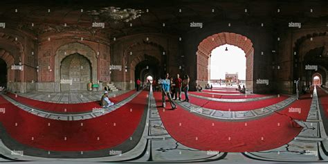 360° view of Jama Masjid Inside View - Alamy