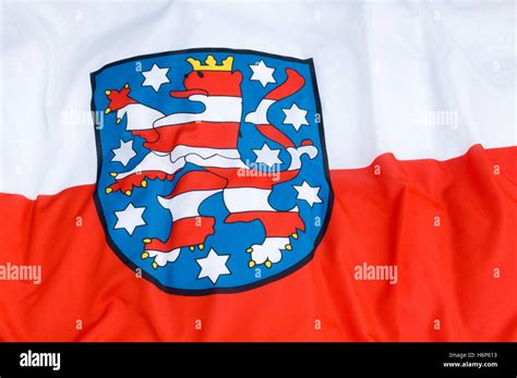 flag thuringia Stock Photo - Alamy