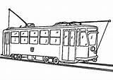 Tram Free coloring page  Download Print Or Color Online For sketch template