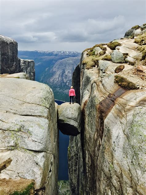 Mount Kjerag, Norway. No thanks. : ImagesOfNorway