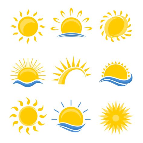 Sun Logo Vector Art, Icons, and Graphics for Free Download