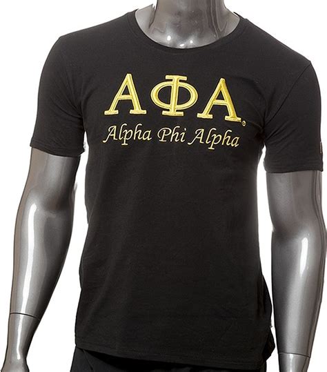 Alpha Phi Alpha 3D Embroidered Signature Mens T-Shirt | The Cultural Exchange Shop = Apparel & Gifts