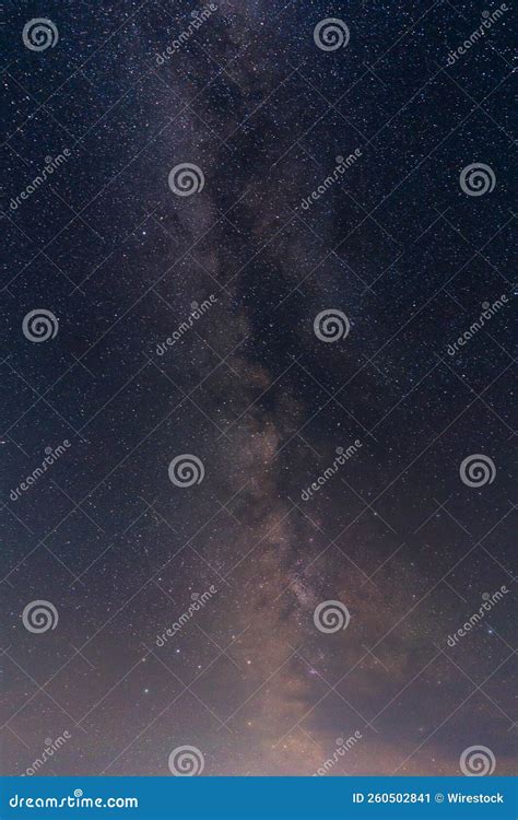 Night Sky with the Milky Way Stock Image - Image of mystery, glow ...