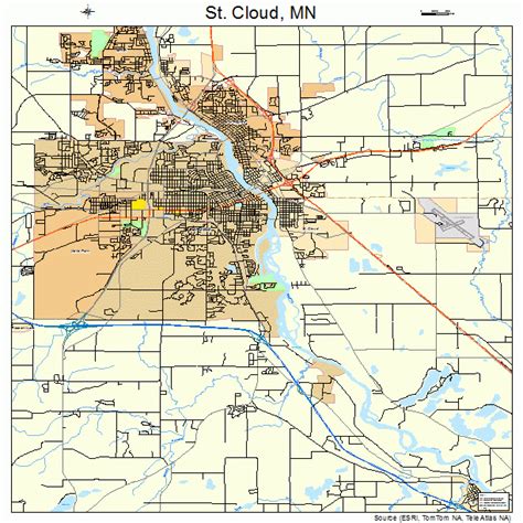 St. Cloud Minnesota Street Map 2756896