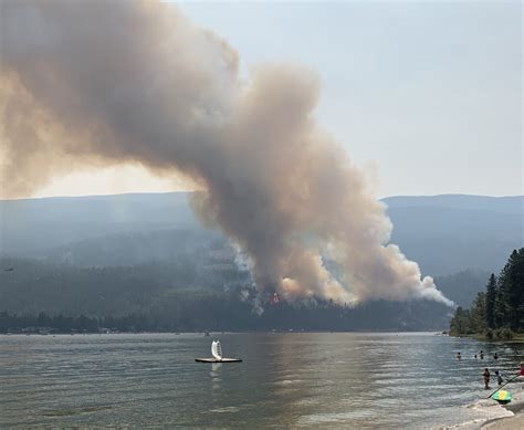 Evacuations widened as Sicamous wildfire grows to 60 hectares - Salmon ...