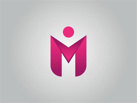 Letter M man logo. M man logo icon free vector file. 9299463 Vector Art at Vecteezy