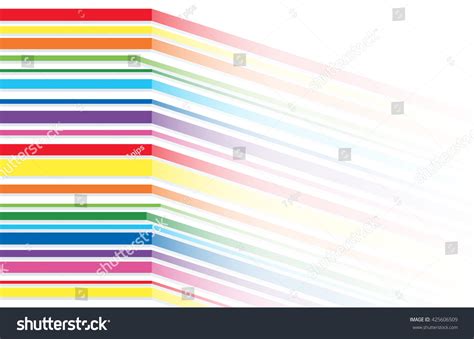 Rainbow Line Abstract Art Background Vector Stock Vector (Royalty Free ...