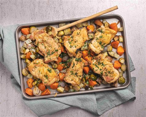 Oven roasted chicken thighs with root vegetables Recipe - Walmart.com