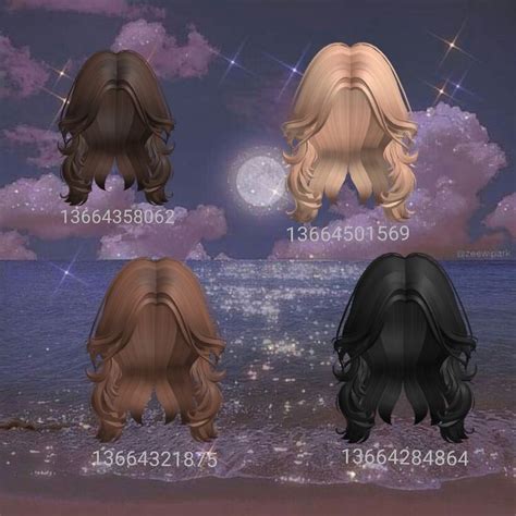 🖤Hair Aesthetic Roblox codes🖤 | Roupas de personagens, Cabelo rosa e ...