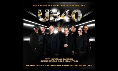 Ub40 - 45th Anniversary Tour - UB40-45th Anniversary Tour at Marymoor Live Seattle 2023 | Groupon