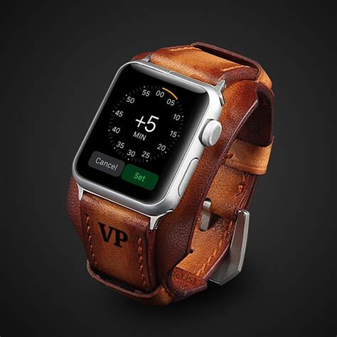 Classic Luxury Leather Apple Watch Band | IUCN Water