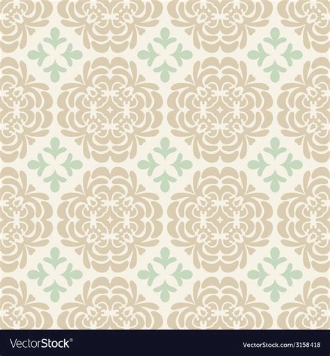 Beige wallpaper pattern Royalty Free Vector Image