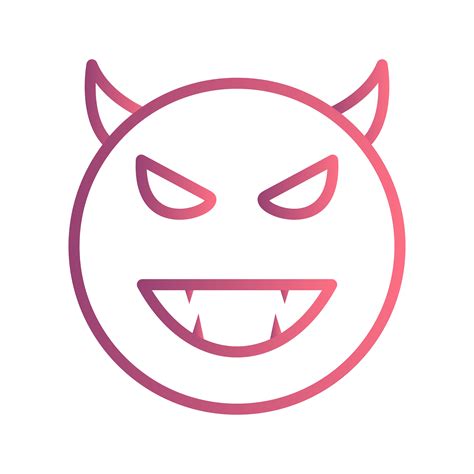 Devil Emoji Vector Icon 380691 Vector Art at Vecteezy