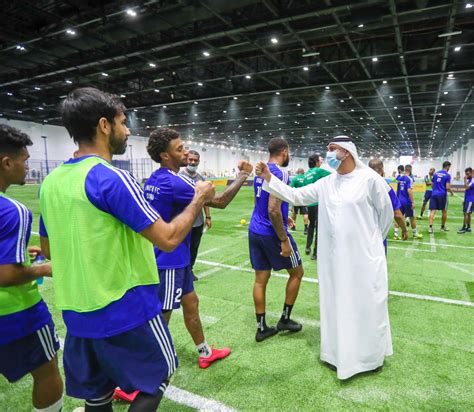 Al Nasr continues daily training in two shifts in preparation for the new season | Al Nasr Club