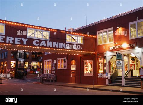 Cannery Row at Night Monterey, California Stock Photo, Royalty Free Image: 12907812 - Alamy