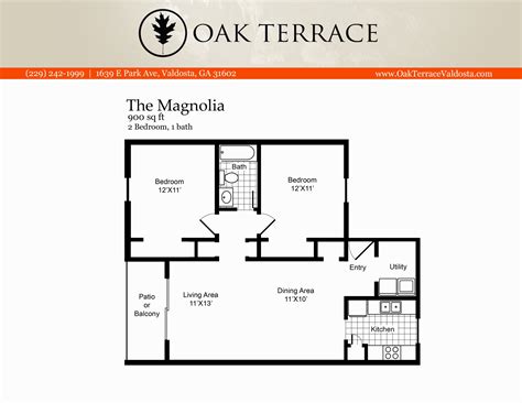 Park Terrace Apartments Floor Plans - floorplans.click